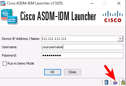 what java version works with cisco asdm 5.2