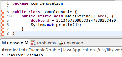 java-double