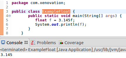 java-float