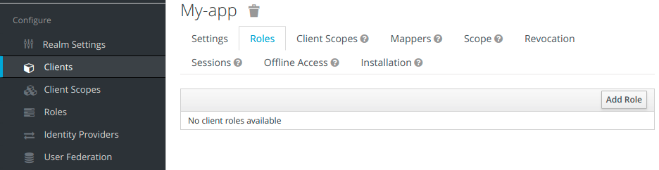 keycloak client roles