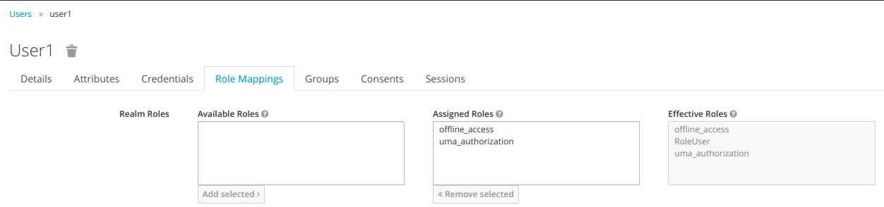 keycloak user effective roles