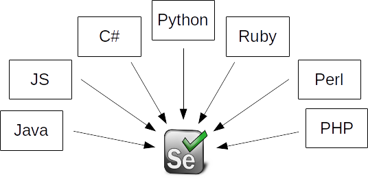 languages supported by selenium